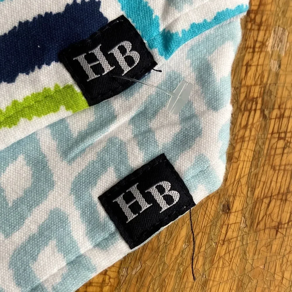 Hudson Baby Chevron Bandana Bibs - Navy, Lime, and Light Blue